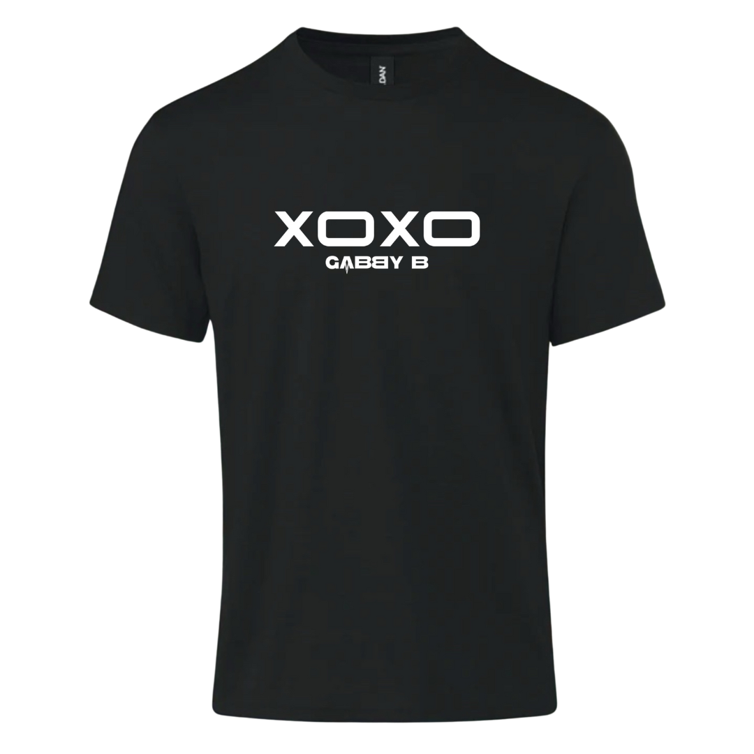 Men's Classic Fit Black/White "XOXO" T-Shirt
