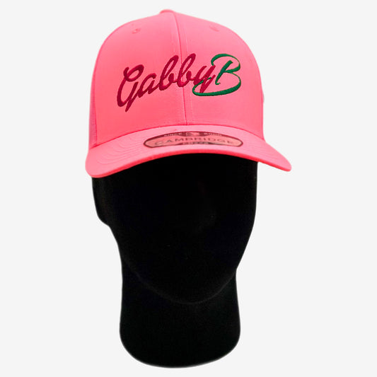 Pink Snap Back "Gabby B" Hat.