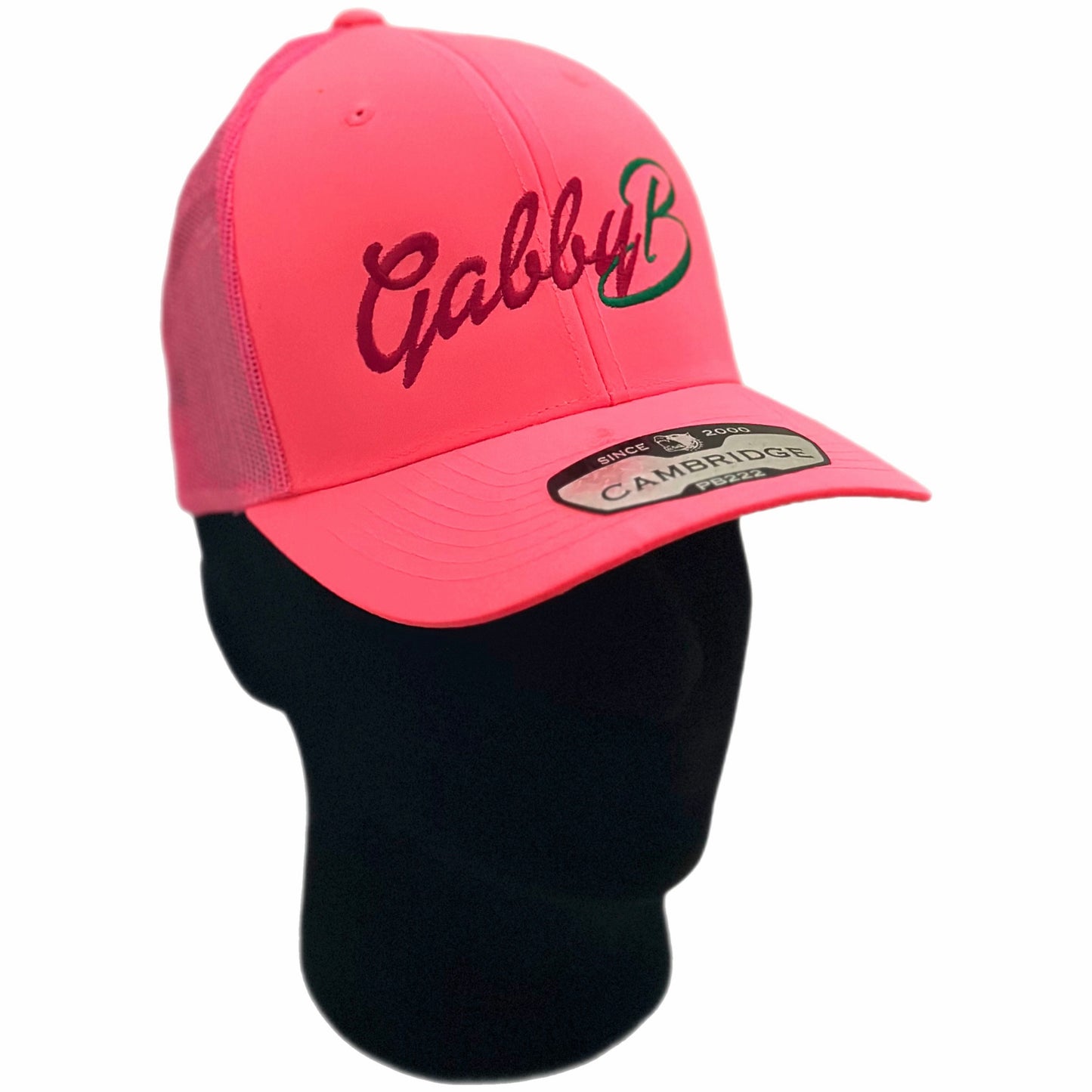 Pink Snap Back "Gabby B" Hat.